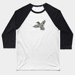 Green Winged Teal Baseball T-Shirt